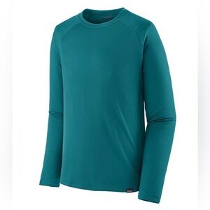 Patagonia Teal Men's Capilene Lightweight Crew Base Layer Shirt Size Medium